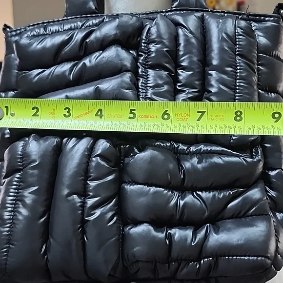 Think ROYLN Quilted Puffer Tote Bag in Black - Picture 11 of 13